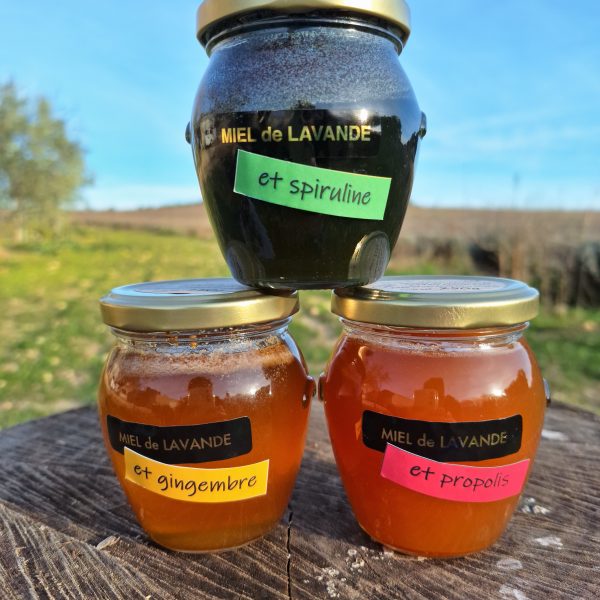 Trio miels spéciaux Ferme Verdoulet