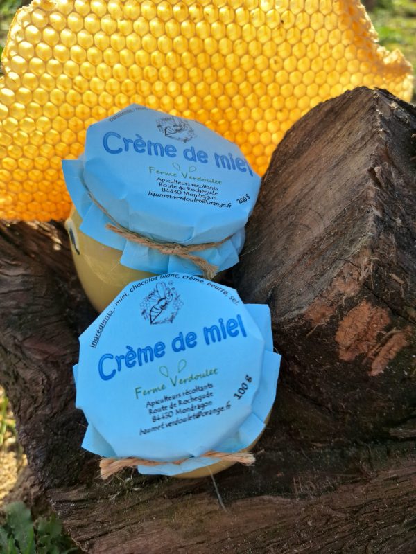 Crème de miel ferme verdoulet provence