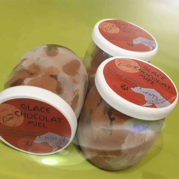 Glace chocolat et miel Ferme Verdoulet